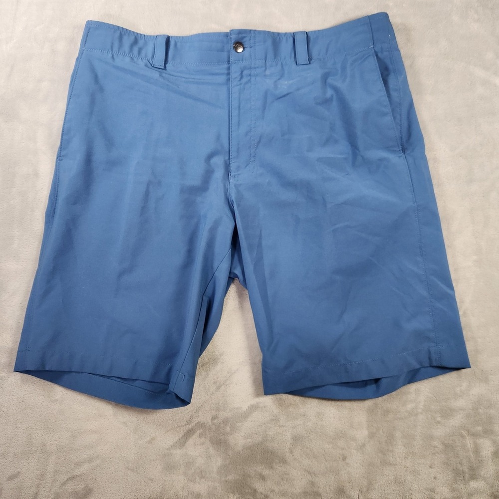 Callaway Golf Shorts Mens 36‎ Blue Stretch Athletic Performance Polyester Pocket